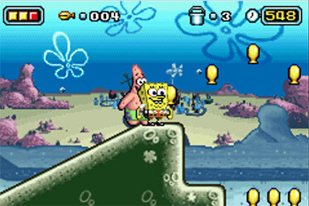 Pantallazo del juego online The SpongeBob SquarePants Movie (GBA)