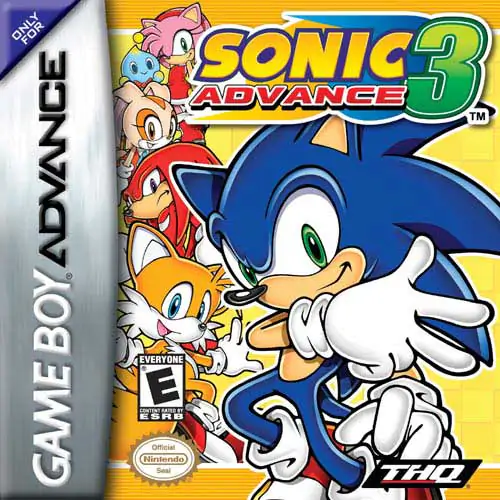 Portada de la descarga de Sonic Advance 3