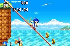 Pantallazo del juego online Sonic Advance (GBA)