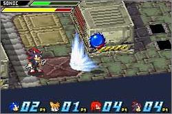 Pantallazo del juego online Sonic Battle (GBA)