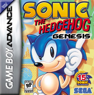 Carátula del juego Sonic The Hedgehog Genesis (GBA)