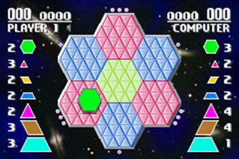 Pantallazo del juego online Space Hexcite X (GBA)