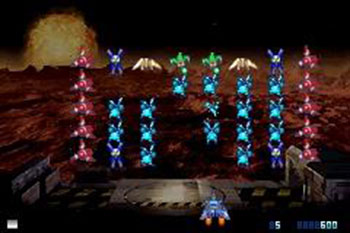 Pantallazo del juego online Space Invaders (GBA)