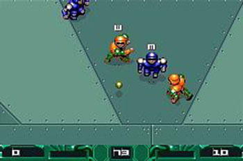 Pantallazo del juego online Speedball 2 Brutal Deluxe (GBA)