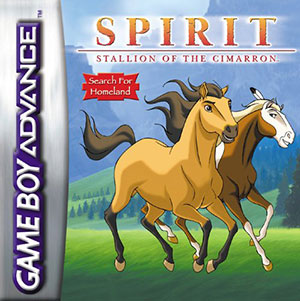 Carátula del juego Spirit Stallion of the Cimarron -- Search for Homeland (GBA)