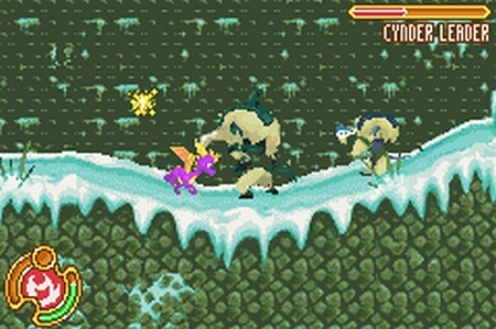 Pantallazo del juego online The Legend of Spyro  A New Beginning (GBA)
