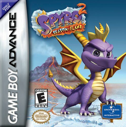 Carátula del juego Spyro 2 Season of Flame (GBA)
