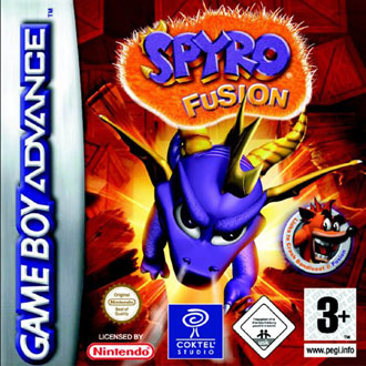 Carátula del juego Spyro Fusion (GBA)