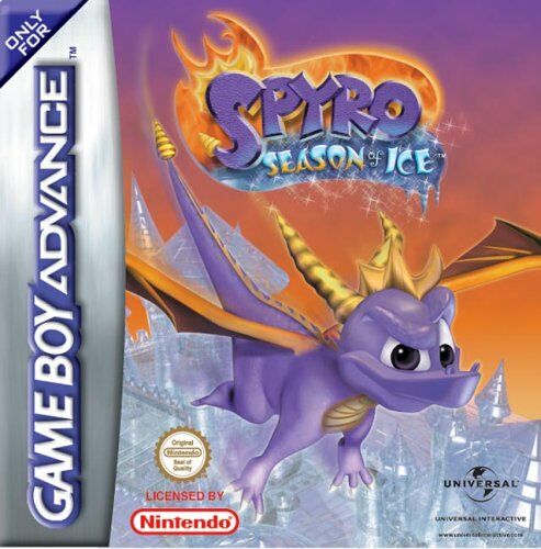 Carátula del juego Spyro Season of Ice (GBA)