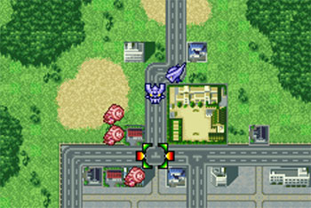 Pantallazo del juego online Super Robot Taisen J (GBA)