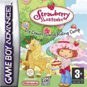 Carátula del juego Strawberry Shortcake - Ice Cream Island Riding Camp (GBA)