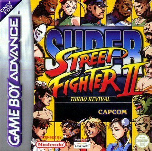 Carátula del juego Super Street Fighter II Turbo Revival (GBA)
