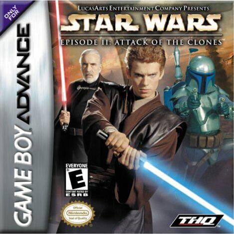 Carátula del juego Star Wars Episode II Attack of the Clones (GBA)
