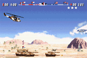 Pantallazo del juego online Super Army War (GBA)