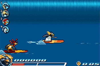 Pantallazo del juego online Surf's Up (GBA)