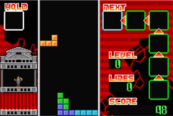 Pantallazo del juego online Tetris Advance (GBA)