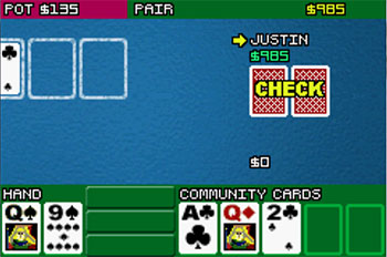 Pantallazo del juego online Texas Hold 'Em Poker (GBA)