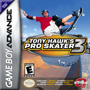 Carátula del juego Tony Hawk's Pro Skater 3 (GBA)