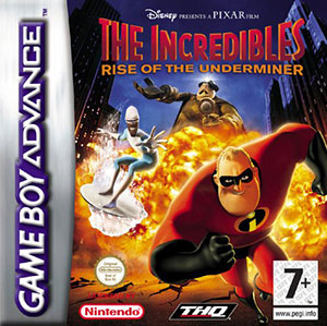 Carátula del juego The Incredibles Rise of the Underminer (GBA)