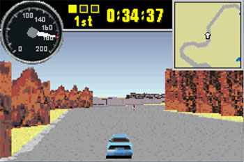 Pantallazo del juego online Thunder Alley (GBA)