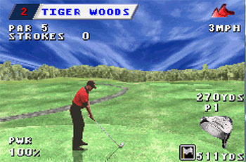 Pantallazo del juego online Tiger Woods PGA Tour Golf (GBA)