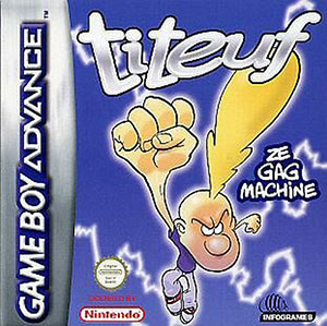 Carátula del juego Titeuf - Ze Gag Machine (GBA)
