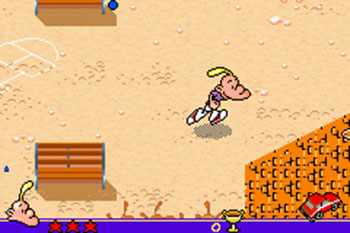 Pantallazo del juego online Titeuf - Ze Gag Machine (GBA)