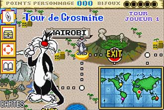 Pantallazo del juego online Titi Et Les Bijoux Magiques (GBA)