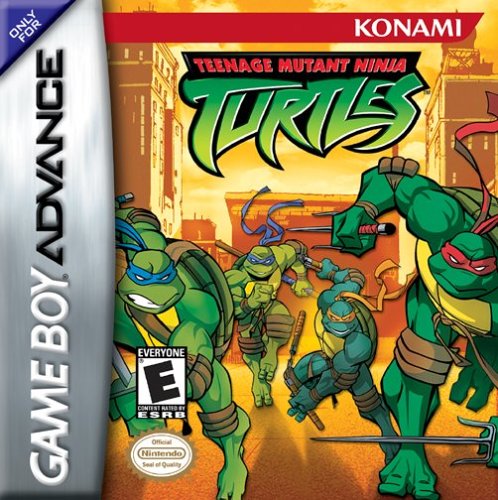 Carátula del juego TMNT (GBA)