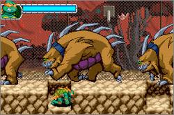 Pantallazo del juego online Teenage Mutant Ninja Turtles 2 (GBA)