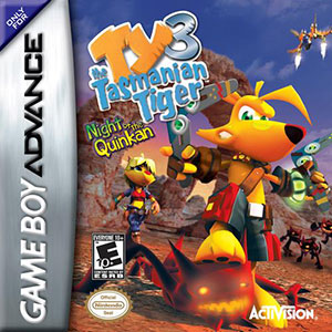 Juego online Ty the Tasmanian Tiger 3: Night of the Quinkan (GBA)