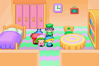 Pantallazo del juego online Wagamama Fairy Mirumo de Pon Nazo no Kagi to Shinjitsu no Tobira (GBA)