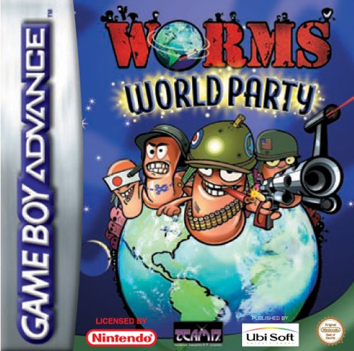 Carátula del juego Worms World Party (GBA)