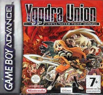 Carátula del juego Yggdra Union We'll Never Fight Alone (GBA)