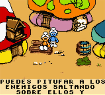 Pantallazo del juego online The Adventures of the Smurfs (GB COLOR)