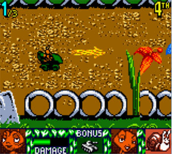 Pantallazo del juego online Antz Racing (GBC)