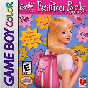 Carátula del juego Barbie Fashion Pack Games (GB COLOR)