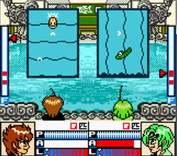 Pantallazo del juego online Gakuen Battle Fishers Yoky Shiimono wa Tsure (GBC)