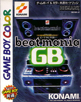 Carátula del juego beatmania GB (GBC)