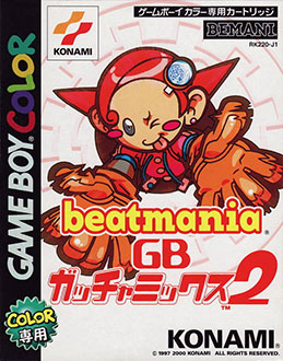 Carátula del juego beatmania GB Gotcha Mix 2 (GBC)