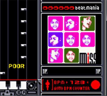Pantallazo del juego online beatmania GB Gotcha Mix 2 (GBC)
