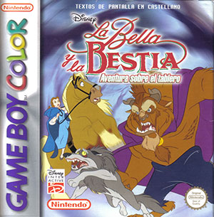 Juego online Disney La Bella y la Bestia: Aventura sobre el tablero (GB COLOR)