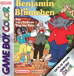 Carátula del juego Benjamin Bluemchen - Ein verrueckter Tag im Zoo (GBC)