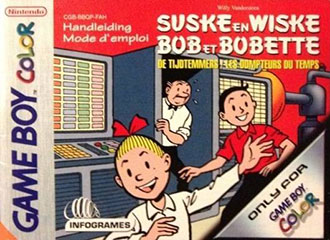 Carátula del juego Bob et Bobette Les Dompteurs du Temps (GBC)