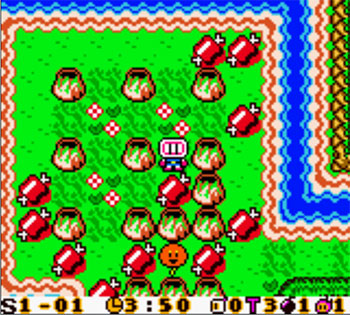 Pantallazo del juego online Bomberman Max - Ain Special Edition (GBC)