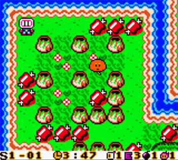 Pantallazo del juego online Bomberman MAX Blue Champion (GB COLOR)