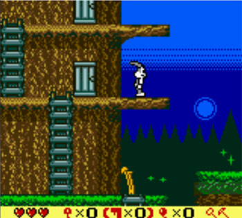 Pantallazo del juego online Bugs Bunny in Crazy Castle 4 (GB COLOR)