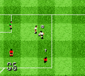 Pantallazo del juego online Bundesliga Stars 2001 (GBC)