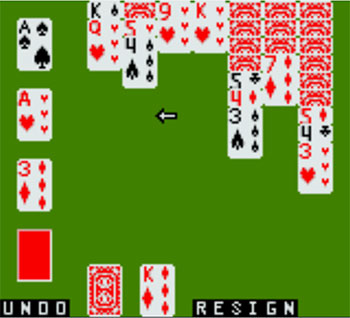 Pantallazo del juego online Card Sharks (GBC)