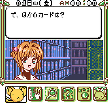 Pantallazo del juego online Card Captor Sakura Itsumo Sakura-chan to Issho! (GBC)